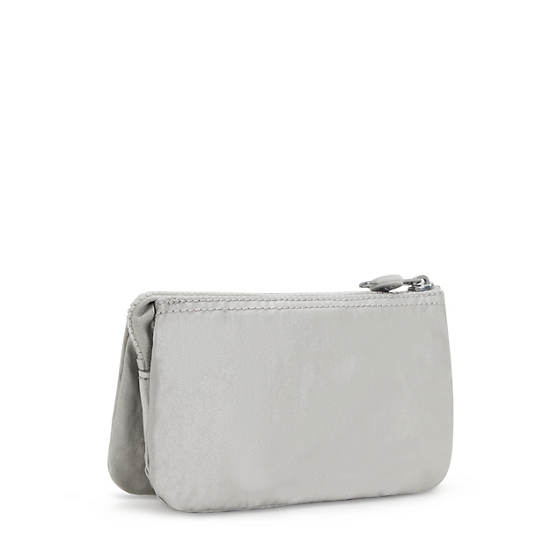 Plecaki Kipling Creativity Large Metallic Pouch Beżowe | PL 1132PJ